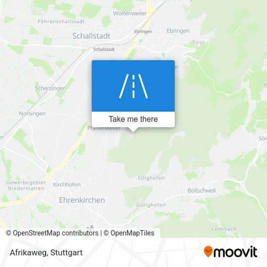 Карта Afrikaweg