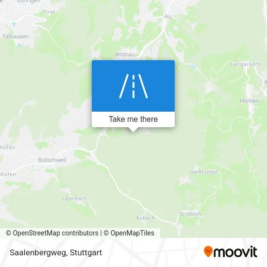 Карта Saalenbergweg