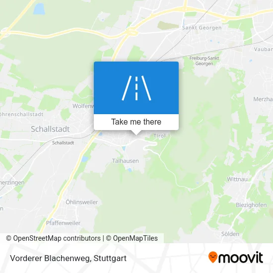 Карта Vorderer Blachenweg