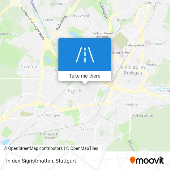 Карта In den Sigristmatten