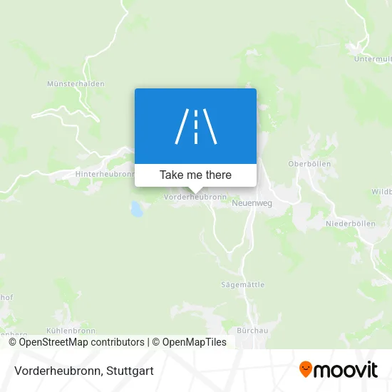 Карта Vorderheubronn