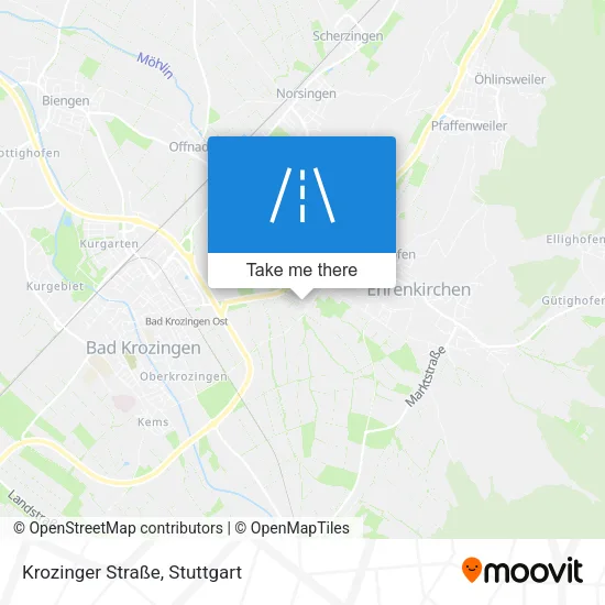 Карта Krozinger Straße