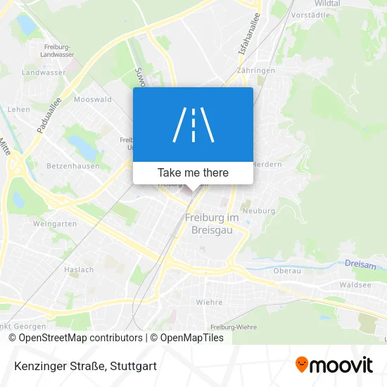 Карта Kenzinger Straße