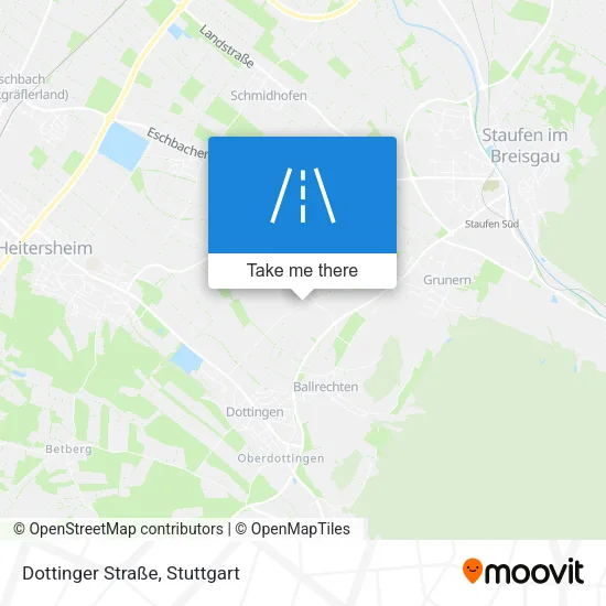 Карта Dottinger Straße