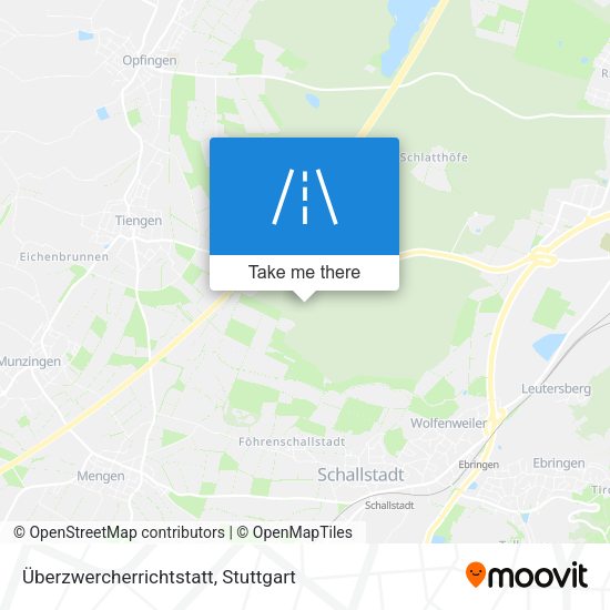 Карта Überzwercherrichtstatt