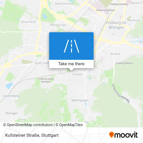 Карта Kufsteiner Straße