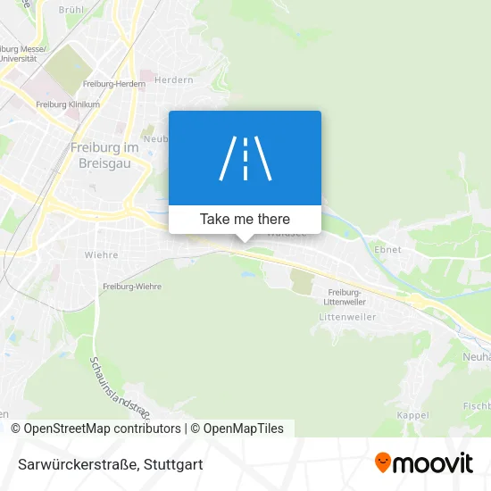 Карта Sarwürckerstraße