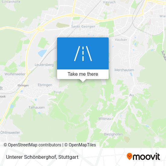 Unterer Schönberghof map