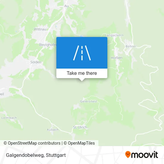 Карта Galgendobelweg