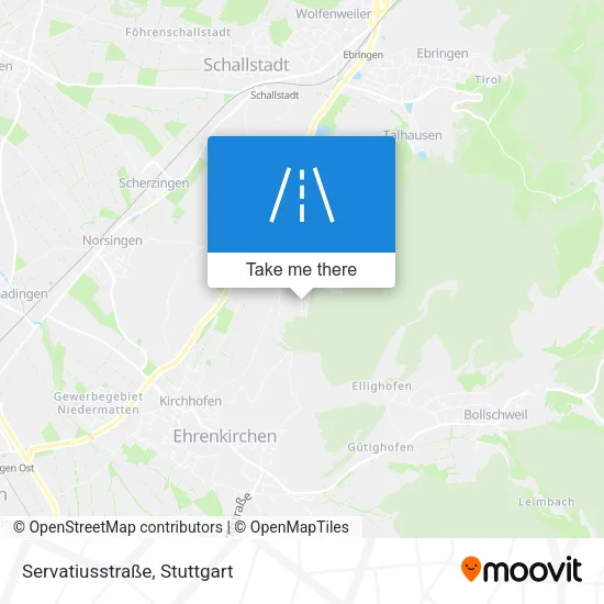 Карта Servatiusstraße