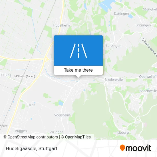 Карта Hudeligaässle