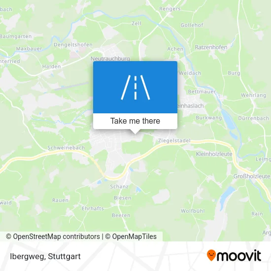 Карта Ibergweg