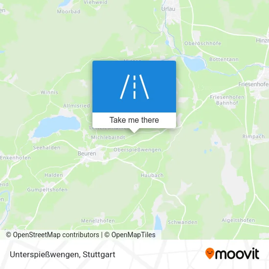Карта Unterspießwengen