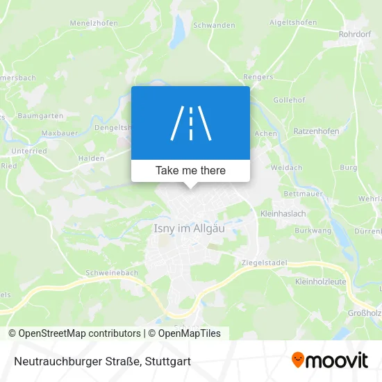 Карта Neutrauchburger Straße
