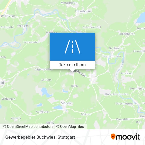 Gewerbegebiet Buchwies map
