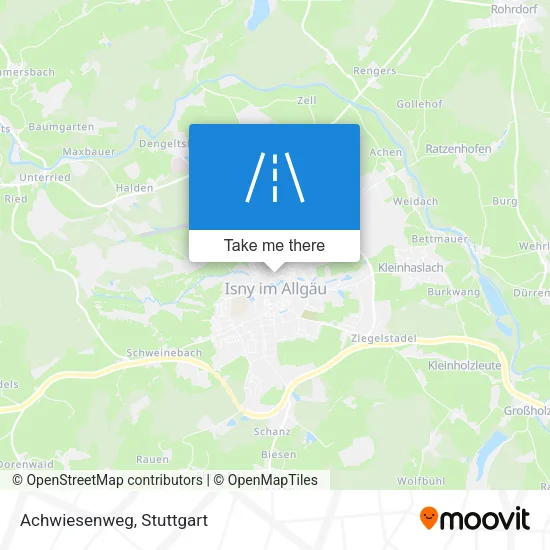 Карта Achwiesenweg