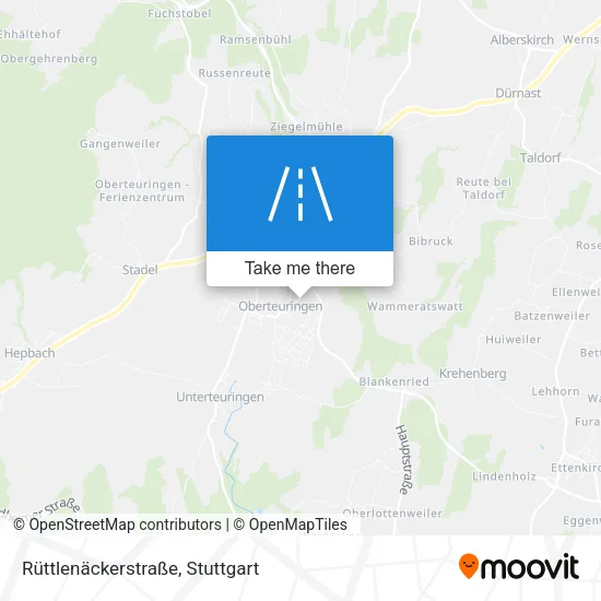 Карта Rüttlenäckerstraße