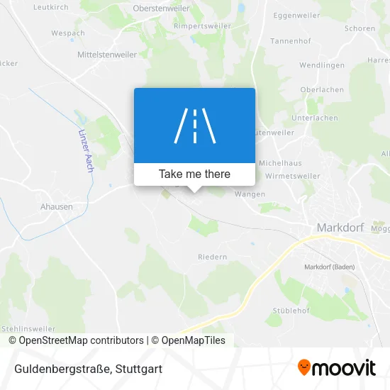 Карта Guldenbergstraße