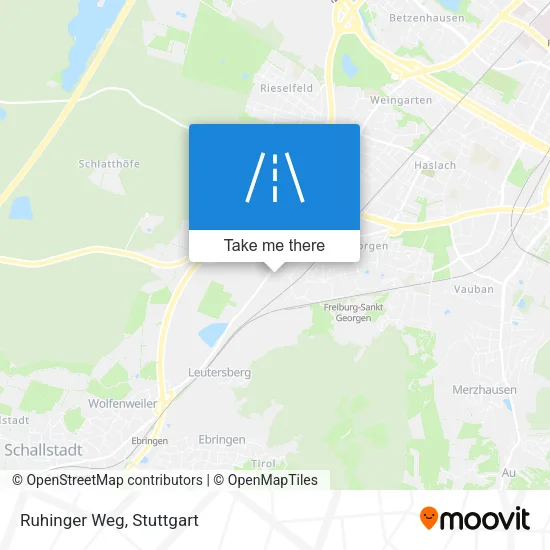 Карта Ruhinger Weg