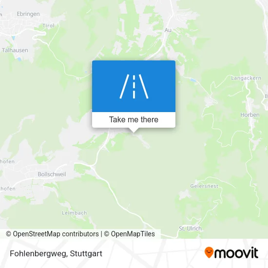 Карта Fohlenbergweg