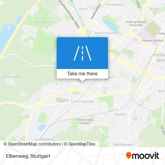 Карта Elbenweg