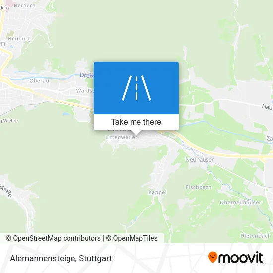 Карта Alemannensteige