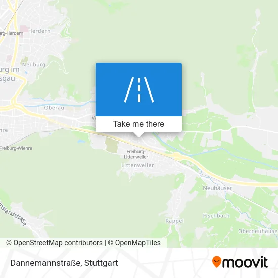 Карта Dannemannstraße