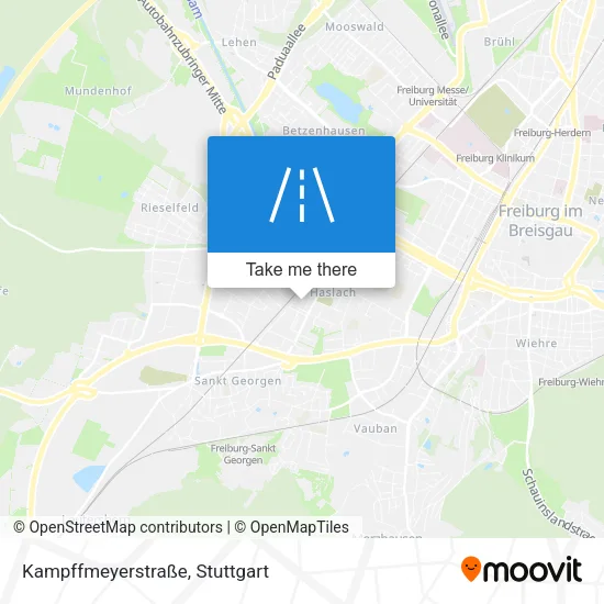 Карта Kampffmeyerstraße