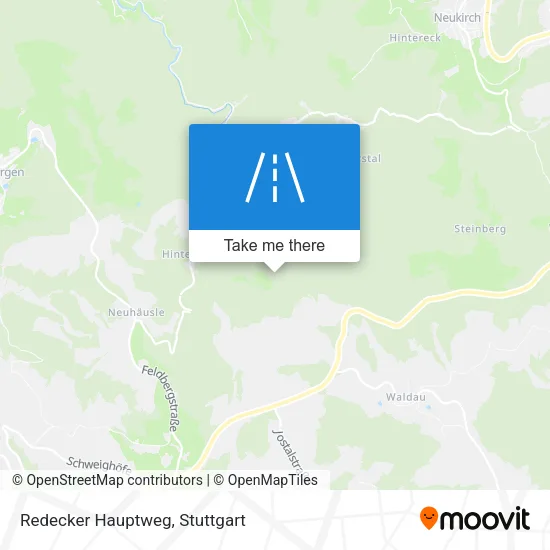 Карта Redecker Hauptweg