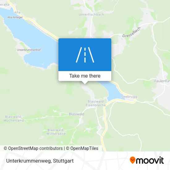 Карта Unterkrummenweg