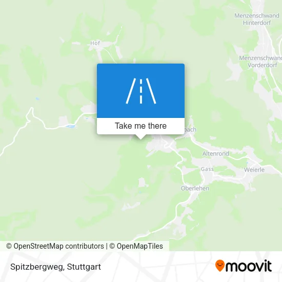 Карта Spitzbergweg