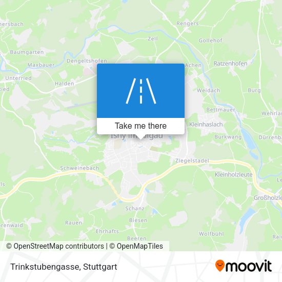 Карта Trinkstubengasse