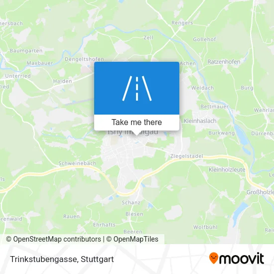 Карта Trinkstubengasse