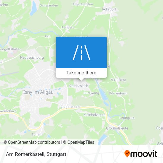 Am Römerkastell map