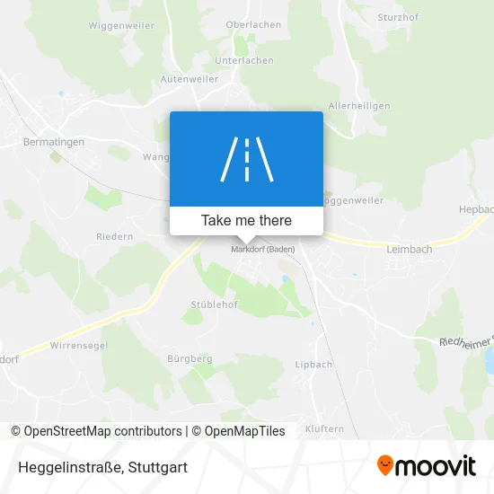Карта Heggelinstraße