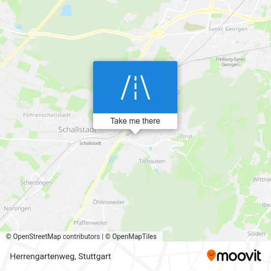 Карта Herrengartenweg