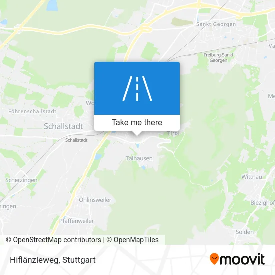Карта Hiflänzleweg