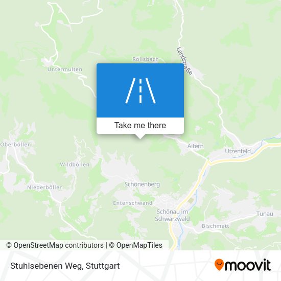 Stuhlsebenen Weg map