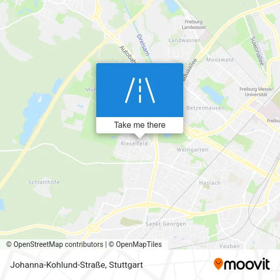 Карта Johanna-Kohlund-Straße