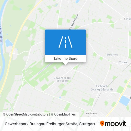 Gewerbepark Breisgau Freiburger Straße map