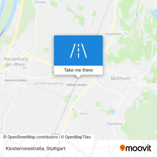 Карта Klosterrunsstraße