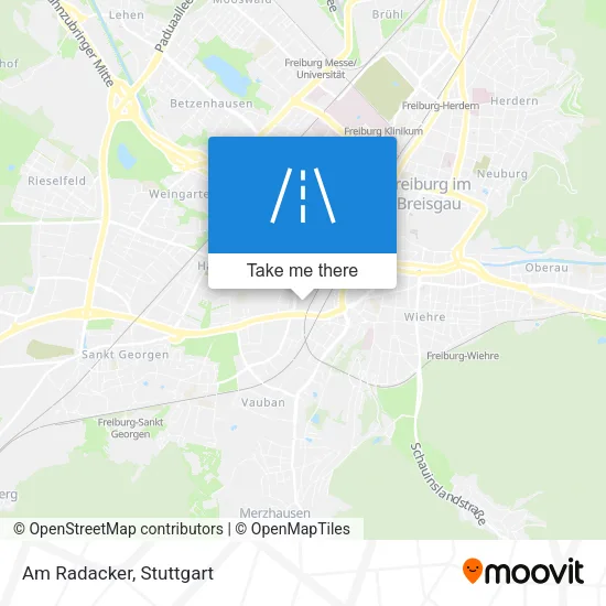 Am Radacker map