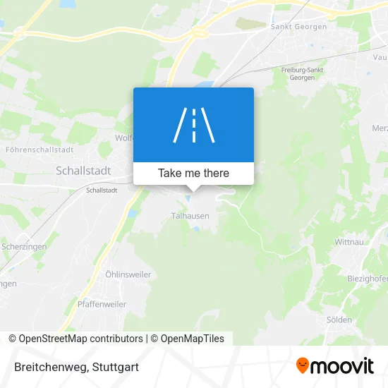 Карта Breitchenweg