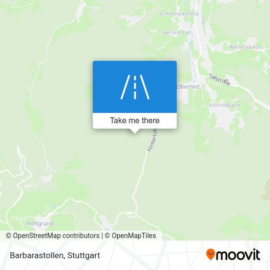 Карта Barbarastollen