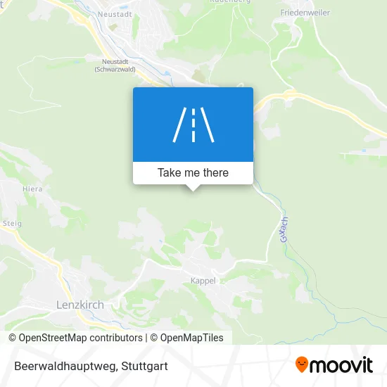 Карта Beerwaldhauptweg