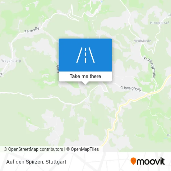 Карта Auf den Spirzen