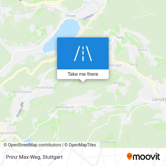 Prinz Max-Weg map