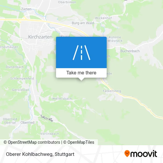Карта Oberer Kohlbachweg