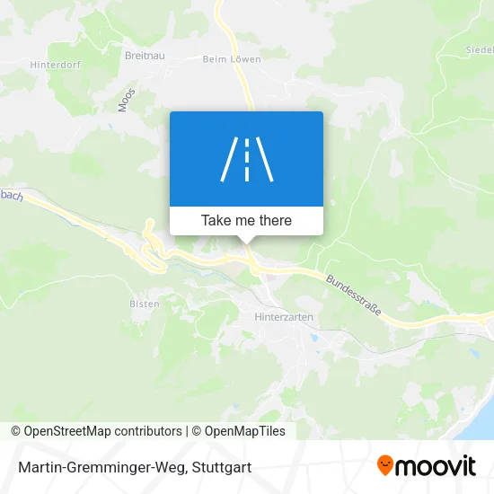 Карта Martin-Gremminger-Weg