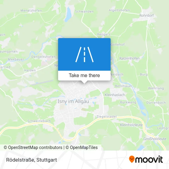 Карта Rödelstraße